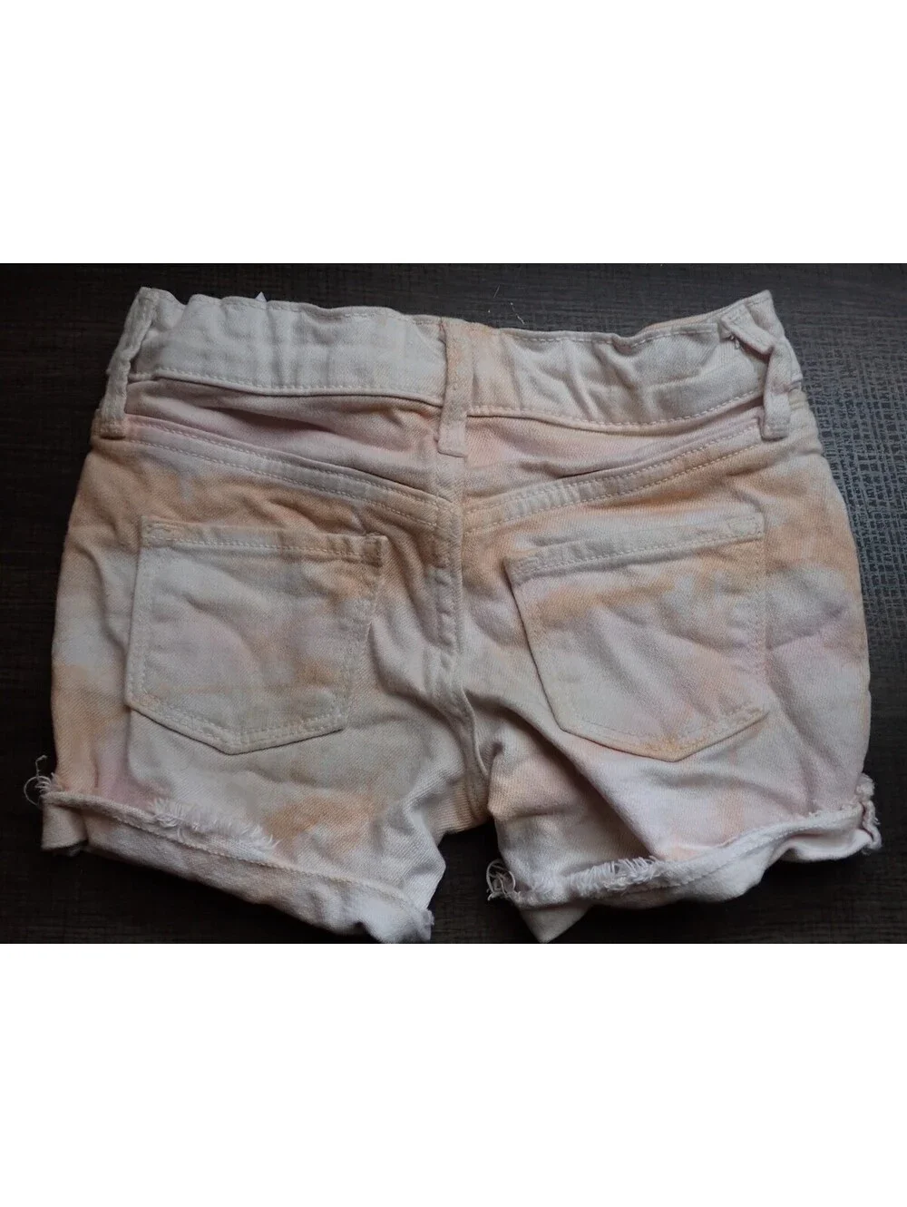 Kids Old navy peach denim shorts